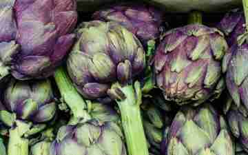 Globe artichokes - a perennial vegetable. Image: unsplash.com.